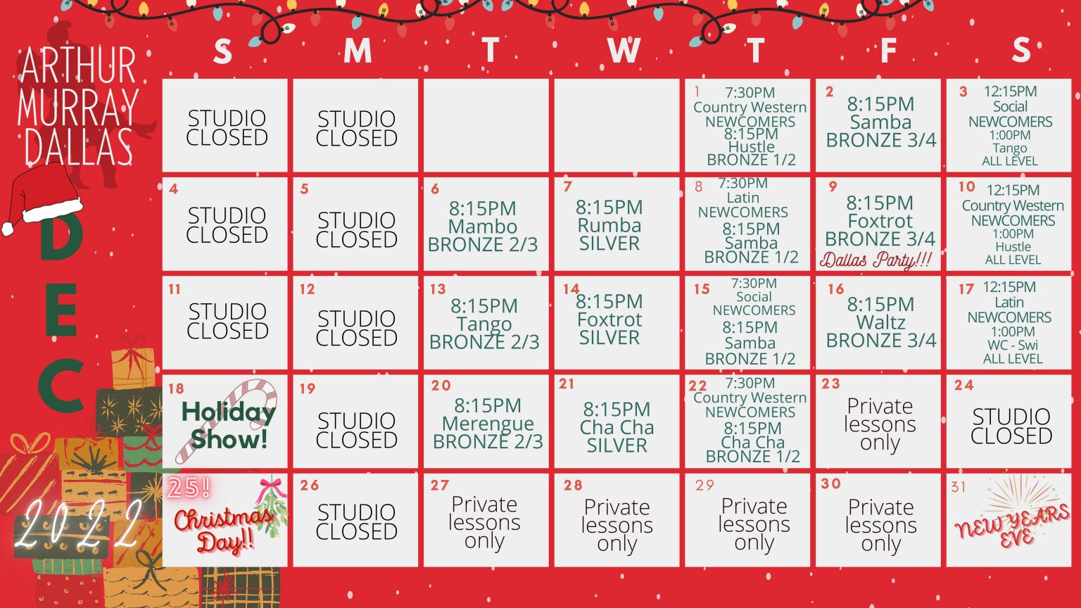 Dallas Calendar Arthur Murray Dallas Area Dance Centers